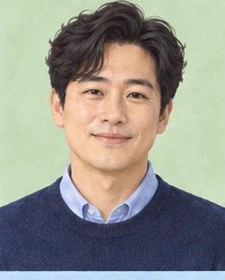 이*훈 선생님 소개용 일러스트